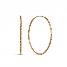 Золотые серьги КЮЗ Del'ta D520119-30 D520119-30 фото