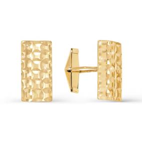 Золотые запонки КЮЗ Del'ta D660007 D660007 фото