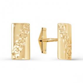 Золотые запонки КЮЗ Del'ta D660011 D660011 фото