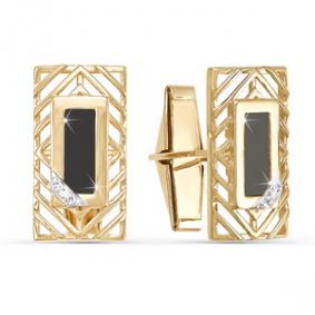 Золотые запонки КЮЗ Del'ta D660021 D660021 фото