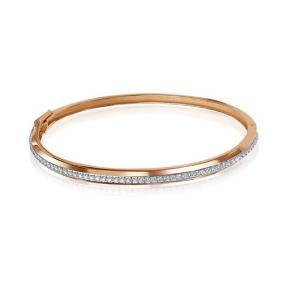 Золотой браслет КЮЗ Del'ta D7703928 с фианитом D7703928 фото