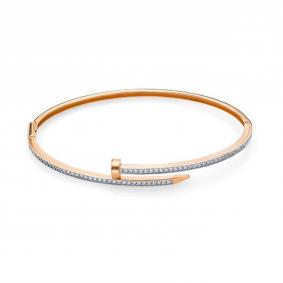 Золотой браслет КЮЗ Del'ta D7704927 с фианитом D7704927 фото