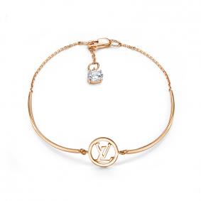 Золотой браслет КЮЗ Del'ta D7705294 с фианитом D7705294 фото