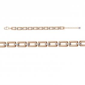 Золотой браслет КЮЗ Del'ta D7705379 с фианитом D7705379 фото