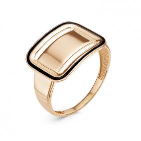 Золотое кольцо КЮЗ Del'ta D910492 с эмалью D910492 фото