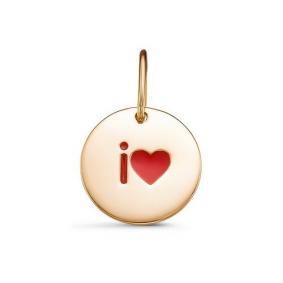 Золотая подвеска КЮЗ Del'ta D930106 с эмалью D930106 фото