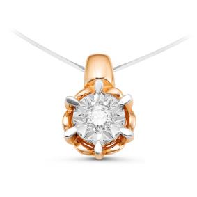 Колье на леске КЮЗ Del'ta с бриллиантом DБР070105 DБР070105 фото