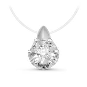 Колье на леске КЮЗ Del'ta с бриллиантом DБР070106б DБР070106б фото