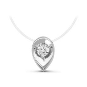 Колье на леске КЮЗ Del'ta с бриллиантом DБР070122б DБР070122б фото