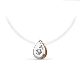 Колье на леске КЮЗ Del'ta с бриллиантом DБР070124 DБР070124 фото