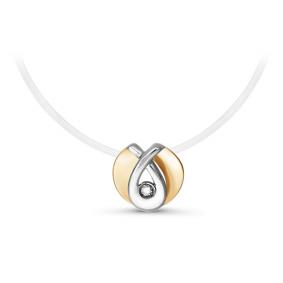 Колье на леске КЮЗ Del'ta с бриллиантом DБР070126 DБР070126 фото
