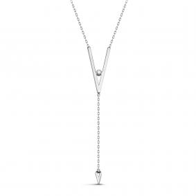 Из белого золота КЮЗ Del'ta DБР070356б с бриллиантом DБР070356б фото