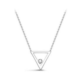 Колье из белого золота КЮЗ Del'ta DБР070364б с бриллиантом DБР070364б фото