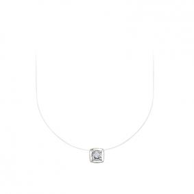 Колье из лимонного золота КЮЗ Del'ta DБР072286л с бриллиантом DБР072286л фото