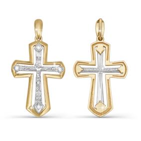 Золотая подвеска КЮЗ Del'ta DБР080088 с бриллиантом DБР080088 фото