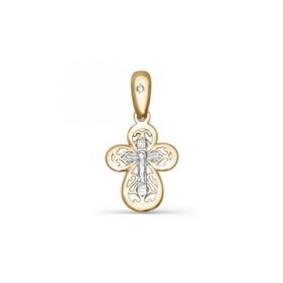 Золотая подвеска КЮЗ Del'ta DБР080172 с бриллиантом DБР080172 фото