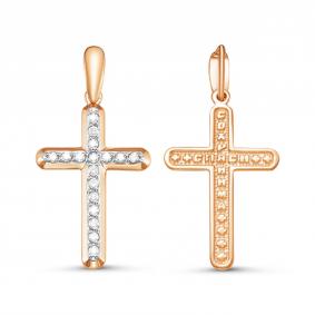 Золотая подвеска КЮЗ Del'ta DБР080294 с бриллиантом DБР080294 фото