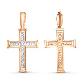 Золотая подвеска КЮЗ Del'ta DБР080304 с бриллиантом DБР080304 фото