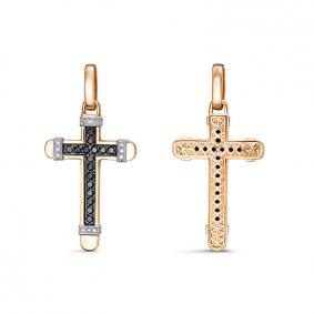 Золотая подвеска КЮЗ Del'ta DБР082680 с бриллиантом DБР082680 фото