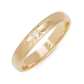 Золотое кольцо КЮЗ Del'ta DБР090002 с бриллиантом DБР090002 фото
