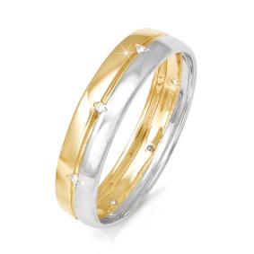 Золотое кольцо КЮЗ Del'ta DБР090014 с бриллиантом DБР090014 фото