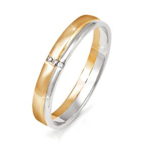 Золотое кольцо КЮЗ Del'ta DБР090028 с бриллиантом DБР090028 фото