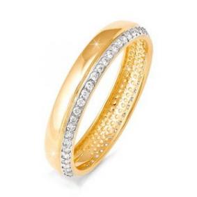 Золотое кольцо КЮЗ Del'ta DБР090032/15,5 с бриллиантом DБР090032/15,5 фото