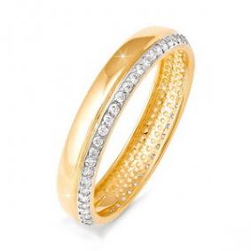 Золотое кольцо КЮЗ Del'ta DБР090032/18 с бриллиантом DБР090032/18 фото