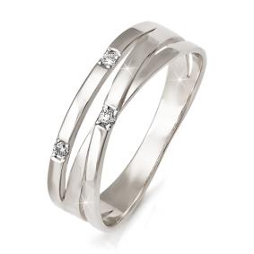 Золотое кольцо КЮЗ Del'ta DБР110010 с бриллиантом DБР110010 фото