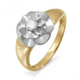 Золотое кольцо КЮЗ Del'ta DБР110483 DБР110483 фото