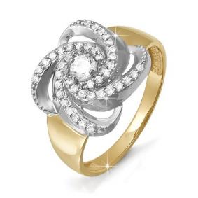 Золотое кольцо КЮЗ Del'ta DБР110487 с бриллиантом DБР110487 фото