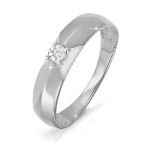 Золотое кольцо КЮЗ Del'ta DБР110500 с бриллиантом DБР110500 фото