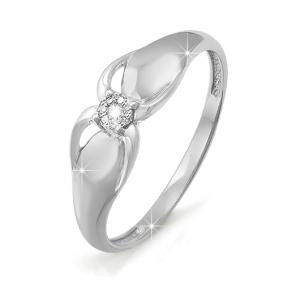 Золотое кольцо КЮЗ Del'ta DБР110516 с бриллиантом DБР110516 фото