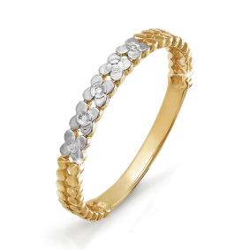 Золотое кольцо КЮЗ Del'ta DБР110545 с бриллиантом DБР110545 фото