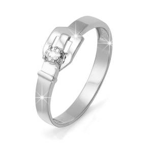 Золотое кольцо КЮЗ Del'ta DБР110612 с бриллиантом DБР110612 фото