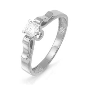 Золотое кольцо КЮЗ Del'ta DБР110692 с бриллиантом DБР110692 фото