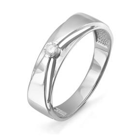 Золотое кольцо КЮЗ Del'ta DБР110730 с бриллиантом DБР110730 фото