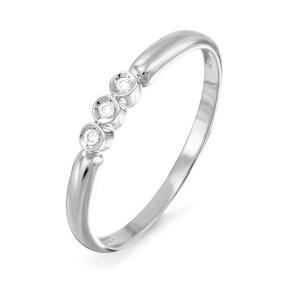 Золотое кольцо КЮЗ Del'ta DБР110865 с бриллиантом DБР110865 фото