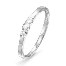 Золотое кольцо КЮЗ Del'ta DБР110869 с бриллиантом DБР110869 фото