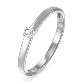 Золотое кольцо КЮЗ Del'ta DБР110875 с бриллиантом DБР110875 фото