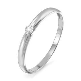 Золотое кольцо КЮЗ Del'ta DБР110877 с бриллиантом DБР110877 фото