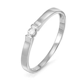 Золотое кольцо КЮЗ Del'ta DБР110881 с бриллиантом DБР110881 фото