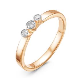 Золотое кольцо КЮЗ Del'ta DБР110885л с бриллиантом DБР110885л фото