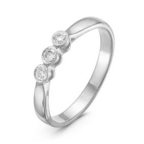 Золотое кольцо КЮЗ Del'ta DБР110887б с бриллиантом DБР110887б фото