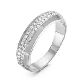 Золотое кольцо КЮЗ Del'ta DБР110925б с бриллиантом DБР110925б фото