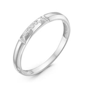 Кольцо из белого золота КЮЗ Del'ta DБР111002б с бриллиантом DБР111002б фото