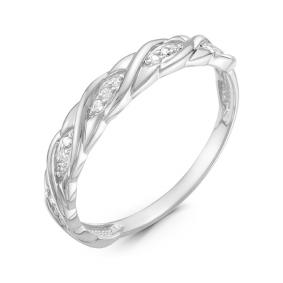 Кольцо из белого золота КЮЗ Del'ta DБР111006б с бриллиантом DБР111006б фото