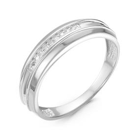 Кольцо из белого золота КЮЗ Del'ta DБР111016б с бриллиантом DБР111016б фото