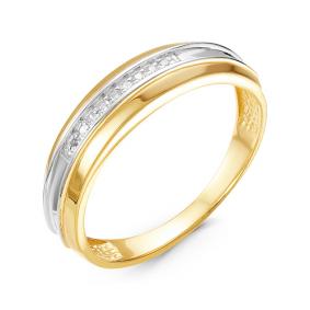 Золотое кольцо КЮЗ Del'ta DБР111016л с бриллиантом DБР111016л фото