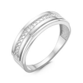 Кольцо из белого золота КЮЗ Del'ta DБР111020б с бриллиантом DБР111020б фото